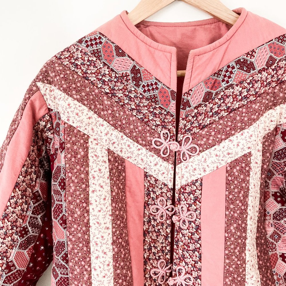 Handmade Vintage Quilt Jacket, OS